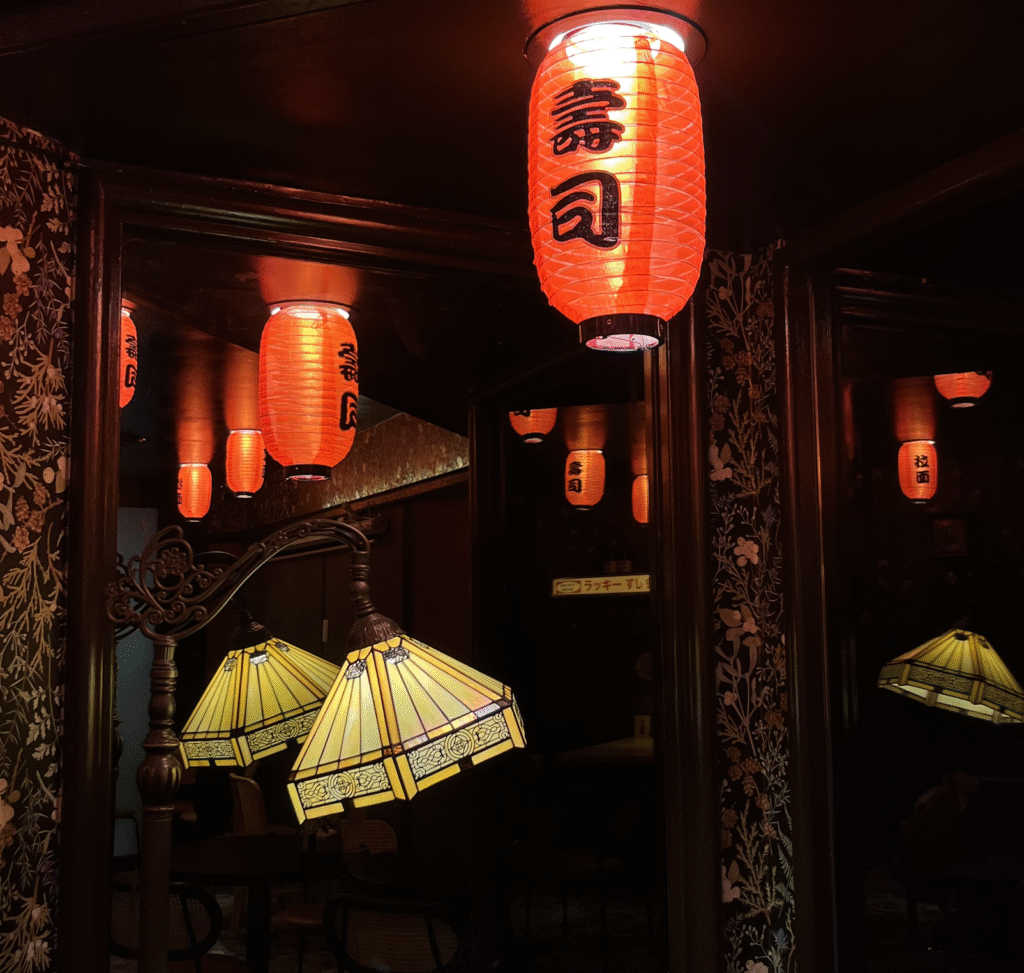 Antiquated Japanese wall clock
